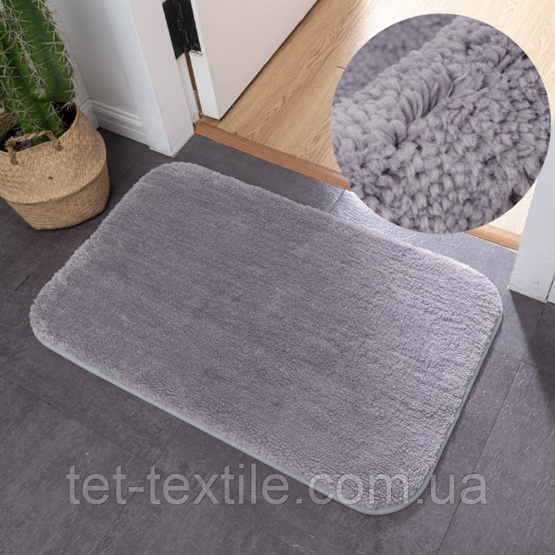 Килимок у ванну кімнату Colorful Home 50х80см. Сірий