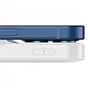 Портативний акумулятор павербанк Baseus Magnetic Wireless 10000 mAh 20 W Qi MagSafe White (PPCX010202), фото 5