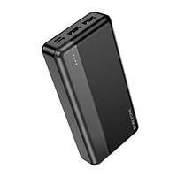 Портативный аккумулятор павербанк Borofone 20000mAh 2USB+Micro+Type-C Black (BJ24A)