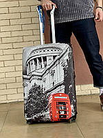 Чохол для валізи із принтом телефонна будка біля собора св. Петра у Римі SfM