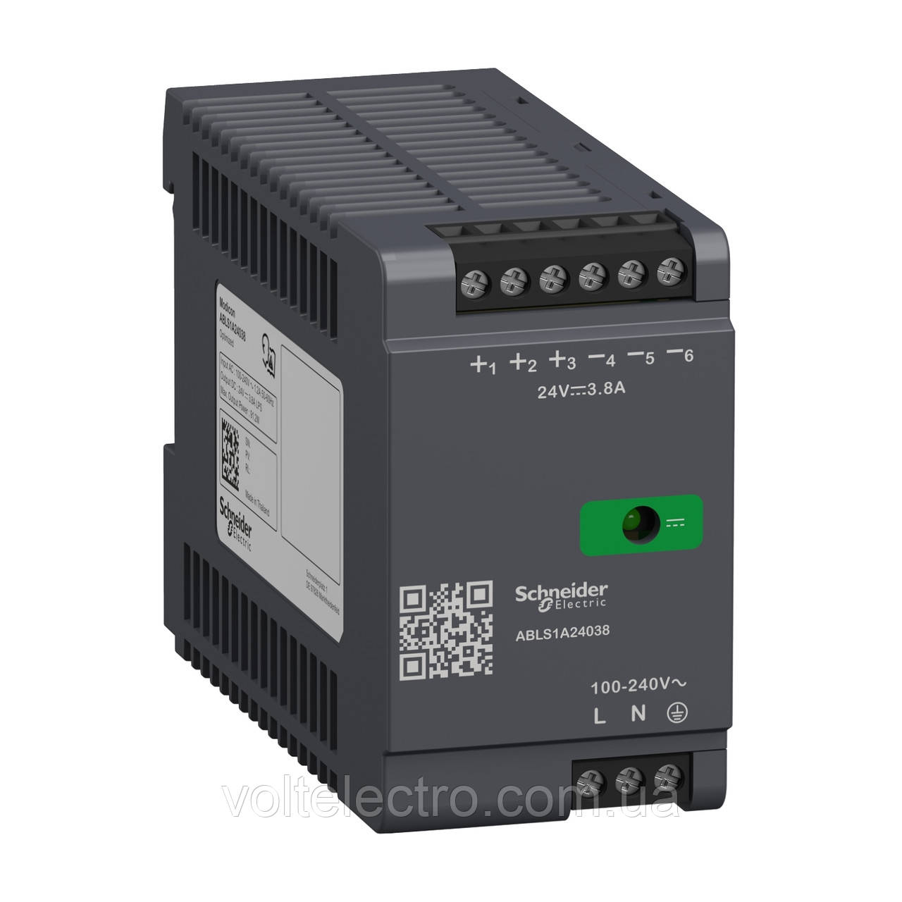 Блок живлення оптимізований 24В 3,8А 90Вт 100...240 V AC ABLS1A24038, фото 1