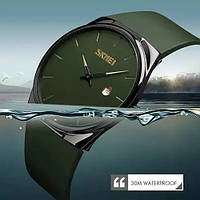 Стильные классические мужские часы SKMEI 1509AG | Статусные мужские наручные часы | Часы XD-847 наручные