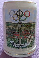 Немецкая пивная кружка кухоль Мюнхен 1972 Олимпийские игры 0.5л.