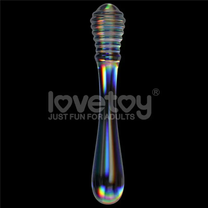 Фалоїмітатор скляний — Twilight Gleam Glass Dildo Twin Pleasures