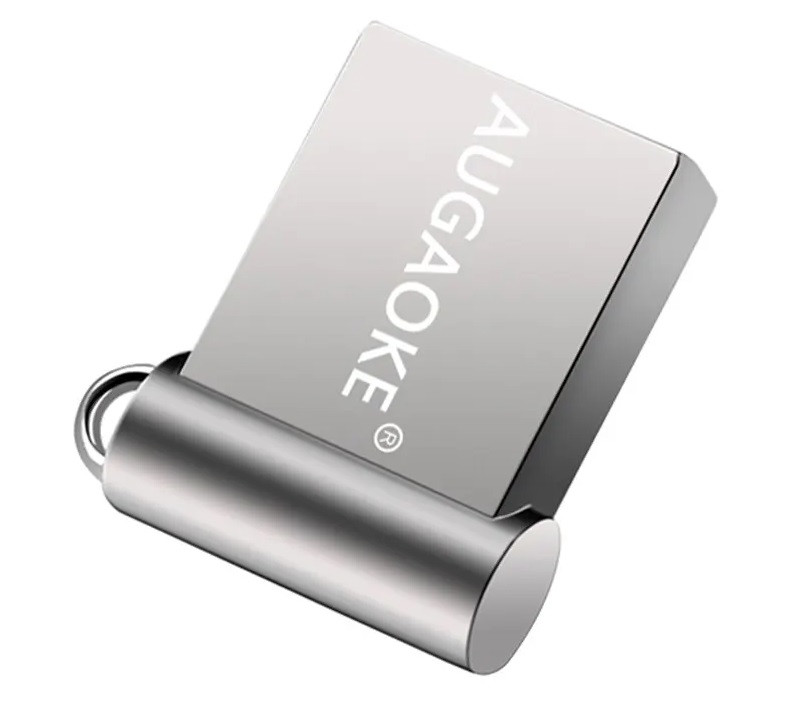 Металева USB флешка брелок Augaoke 64 Gb Флеш накопичувач для ноутбука та пк