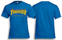 Футболка THRASHER Flame синяя