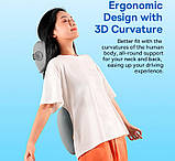 Подушка автомобільна на підголівник Baseus CNTZ000013, сіра, фото 10