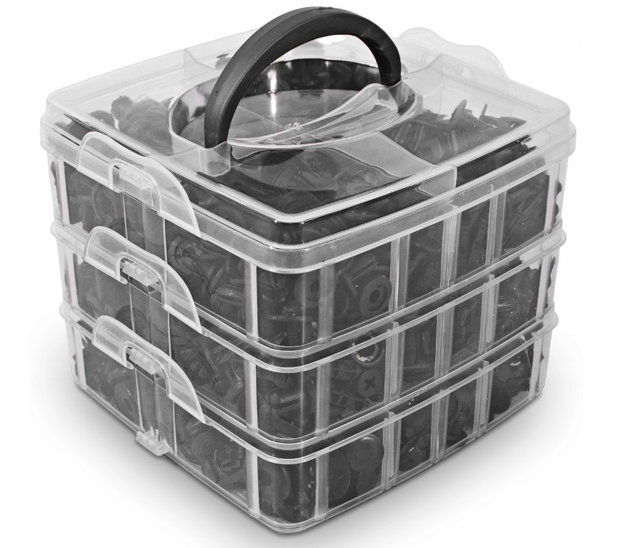 Набір автомобільних кріплень 9324, 620 шт., фото 1