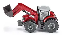 Siku, трактор Massey Ferguson с погрузчиком, модель автомобиля, 1985 г.