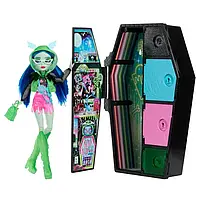 Monster High, Skulltimate Secrets, Neon Fear, кукла Гулия Йелпс