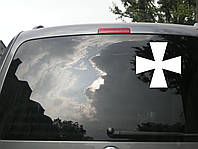 Наклейка на авто "Казацкий крест"