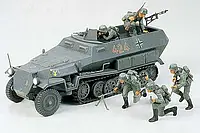 Tamiya, немецкий Hanomag Sdkfz 251/1, комплект модели