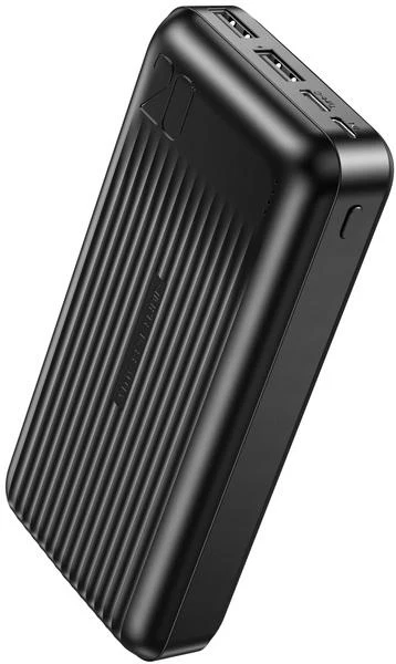 Портативний акумулятор павербанк XO Light Display 20000 mAh Black (PB302)