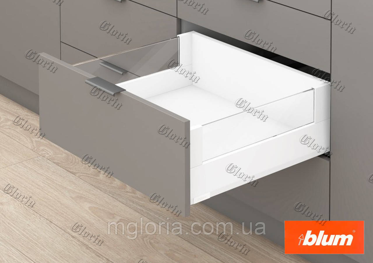 Merivobox білий з високим фасадом висота E, із BOXCOVER