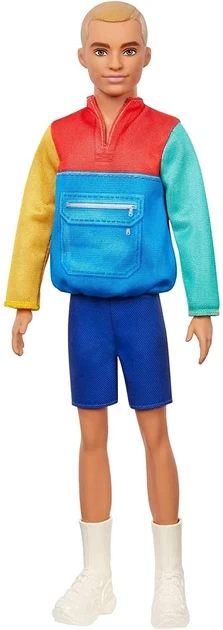 Кен Barbie "Модник" у трендовій куртці та синіх шортах GRB88, фото 1