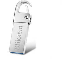 Металева USB флешка брелок Bliksem 64 Gb Флеш накопичувач для ноутбука та пк