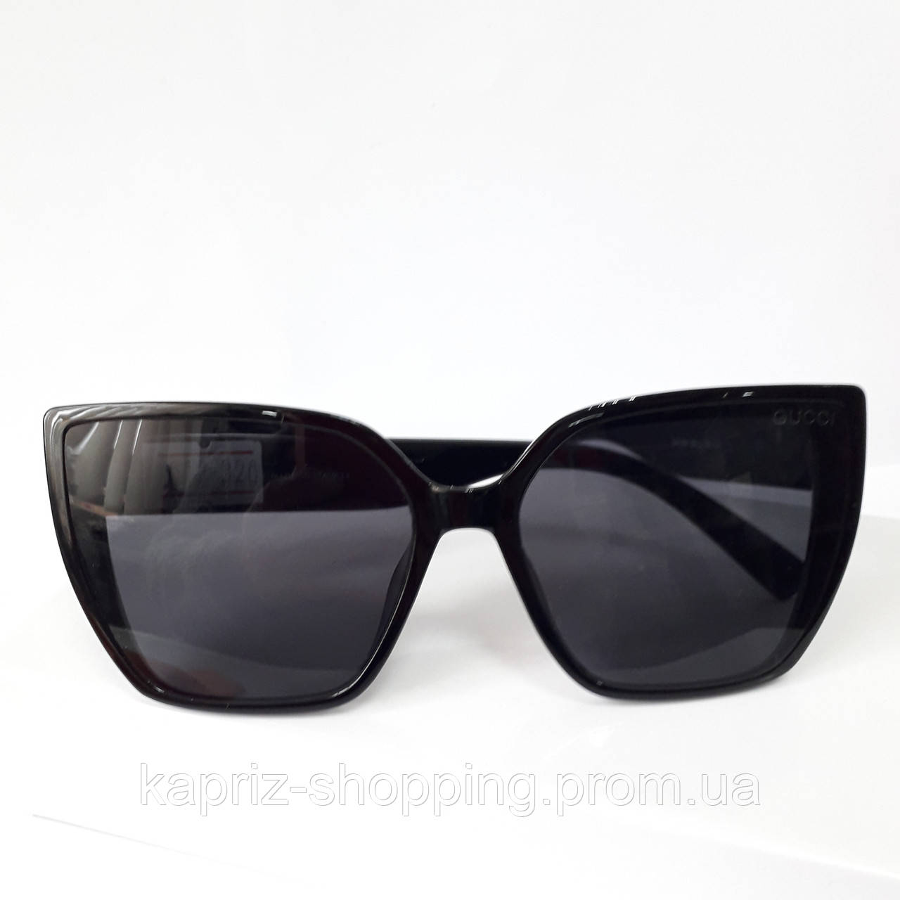 Сонцезахисні окуляри чорні бренд GUCCI - фото 2 - id-p1396632083