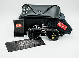 Окуляри Ray Ban Aviator Carbon silver black