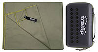 Полотенце из микрофибры туристическое в чехле Tramp Pocket Towel 40х80 см (UTRA-161-S-army-green)