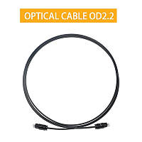 Оптический аудио кабель Toslink 1.8м OD2.2 SPDIF Optic Cable DTS DD5.1