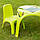 Стільчик дитячий пластиковий Keter (Кетер) Kids Chairs (17185444) Зелений, фото 4
