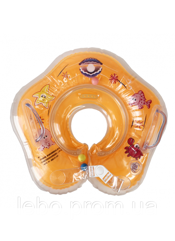 Круг для купания малышей оранжевый lb - фото 1 - id-p2147552627