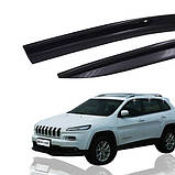 Дефлектори вікон, вітровики Jeep Cherokee (KL) 2013-2021 6шт. (Autoclover D733), фото 10