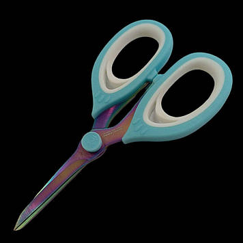 Кравецькі ножиці Golden Phoenix, 13.5 см, блакитні