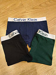 Набір чоловічих підліткових трусів боксерки Nike, Calvin Klein 3 шт розмір L