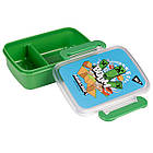 Ланч-бокс Yes Minecraft 420 мл, зелено-блакитний, фото 2