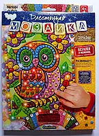 Блестящая мозаика Совенок 2/7( папетки) Danko Toys БМ-02-07