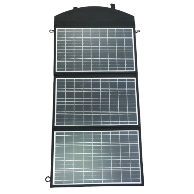 Зарядка от солнечной батареи GDTimes для телефона, Портативная солнечная панель 45Вт на 2 USB - фото 4 - id-p2147586494