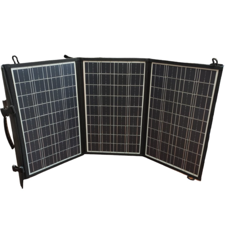 Зарядка от солнечной батареи GDTimes для телефона, Портативная солнечная панель 45Вт на 2 USB - фото 1 - id-p2147586494