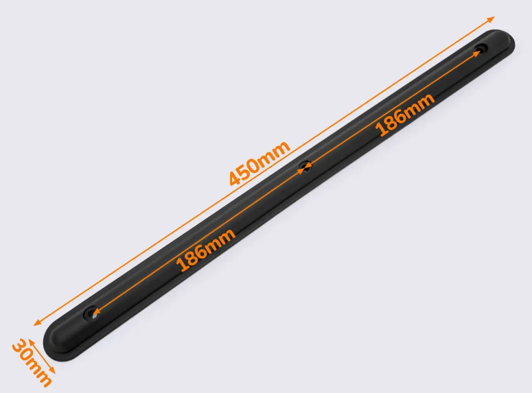 Підставки для валіз і дорожніх сумок на колесах / підставка на дно сумки / овал /довжина 450 мм