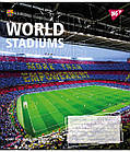 Зошит шкільний Yes World stadium 24 аркушів лінія, 20 шт/уп., фото 4