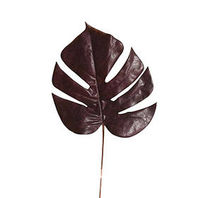 Штучний лист монстери [В — 54 см] виробництво Китай 12 шт. в пакованні