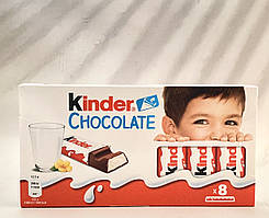 Шоколад батончик Kinder Chocolate 8 штук 100 гр Польща