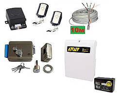 Електромеханічний замок із пультом. Повний комплект.