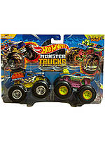 Набір машинок Hot Wheels Monster Trucks Demolition DoublesHaul Y'All VS Rodger Dodger 2024