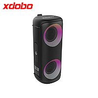 Портативная Колонка Акустика XDOBO Vibe, 50Вт, LED-подсветка, IPX6