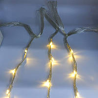 Гирлянда-водопад (Curtain-Lights) Itrains 200WW-2 внутренняя, пров.:прозрачный, 2м*2 (Белый-теплый) HS