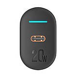 Мережевий Зарядний Пристрій Yoki Led Series YK-20PD 20W, Black, фото 5