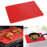 Коврик для выпечки PYRAMID PAN Fat-Reduction Silicone Cooking Mat (16,25х11,5 см, силиконовый)grill - 13364 HS