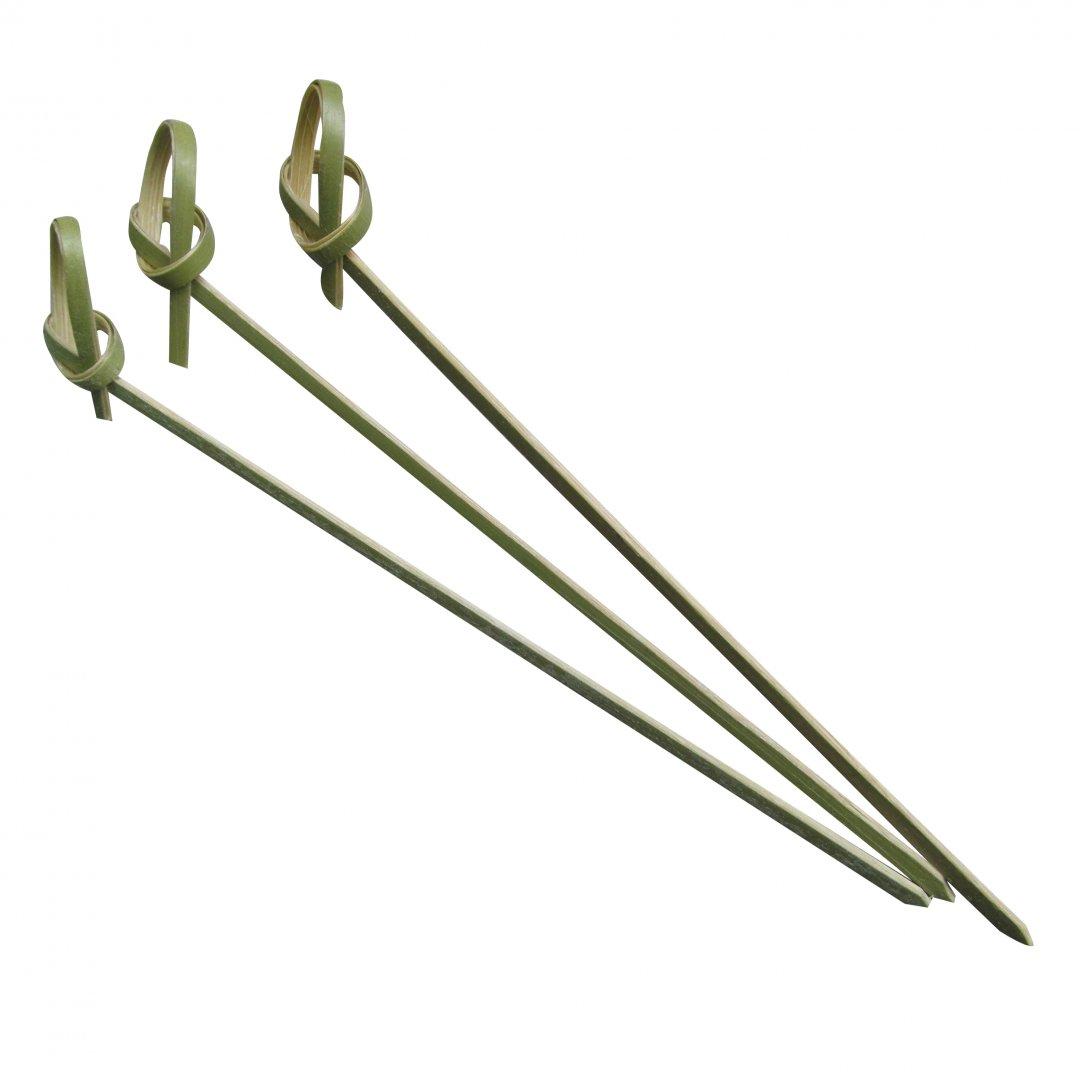 Паличка бамбукова для канапе "вузлик" L 12 см (50 шт.)