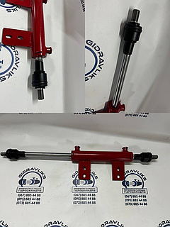 Гідроциліндр кермовий двосторонній під дозатор МТЗ, ЮМЗ, Т-40 ГЦ 50.30.250 (хід штока 250 мм)