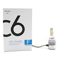 Лампы светодиодные С6 LED H4 (3800Лм, 36Вт, 8-48В) ART:5538 - 12835 HS