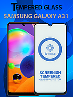 Защитное стекло для Samsung A31 , Самсунг А31 ( Premium Tempered 6D Glass )