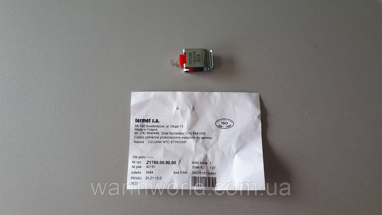 Z1780.00.90.00 Датчик NTC контактний EcoCondence Termet
