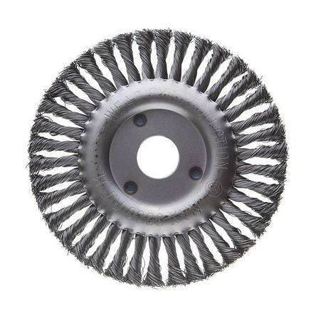 Щітка кільцева 200x32 мм (пучки кручений дріт) INTERTOOL BT-7200, фото 3