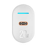 Мережевий Зарядний Пристрій Yoki Led Series YK-20PD 20W, White, фото 5
